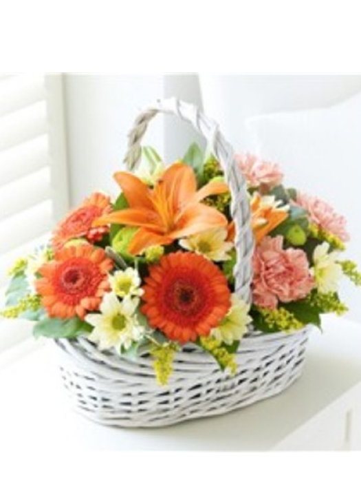 Beautiful Basket - orange